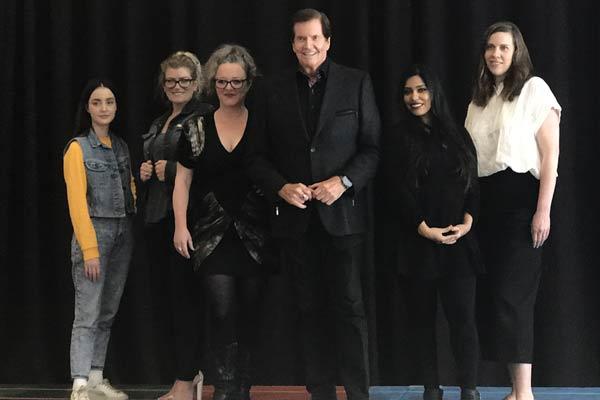 Cast and John Burgess