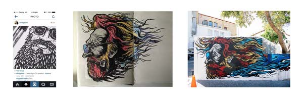 CLASHWALL beard white