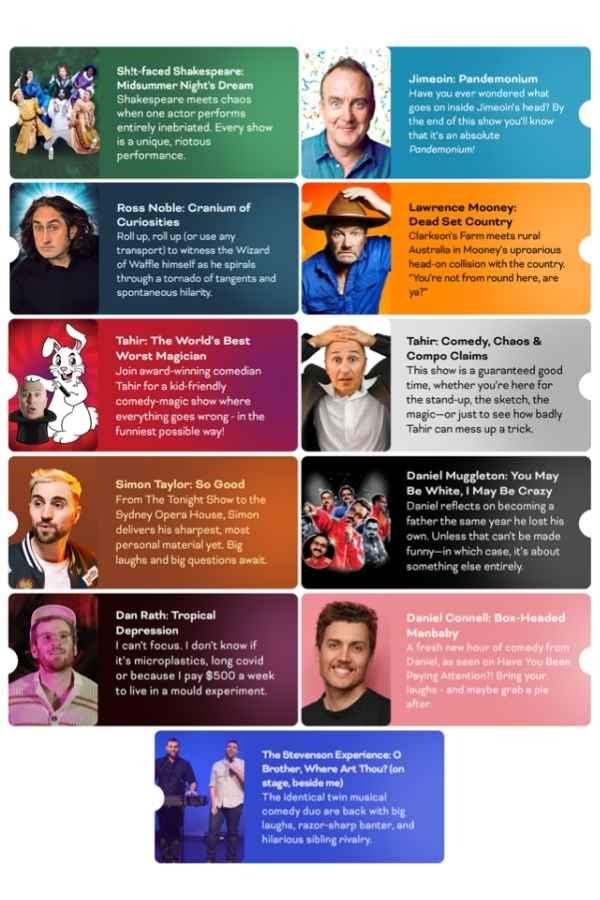 A LIST Brisbane acts