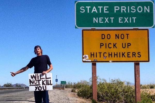 Hitchhiker-Sign