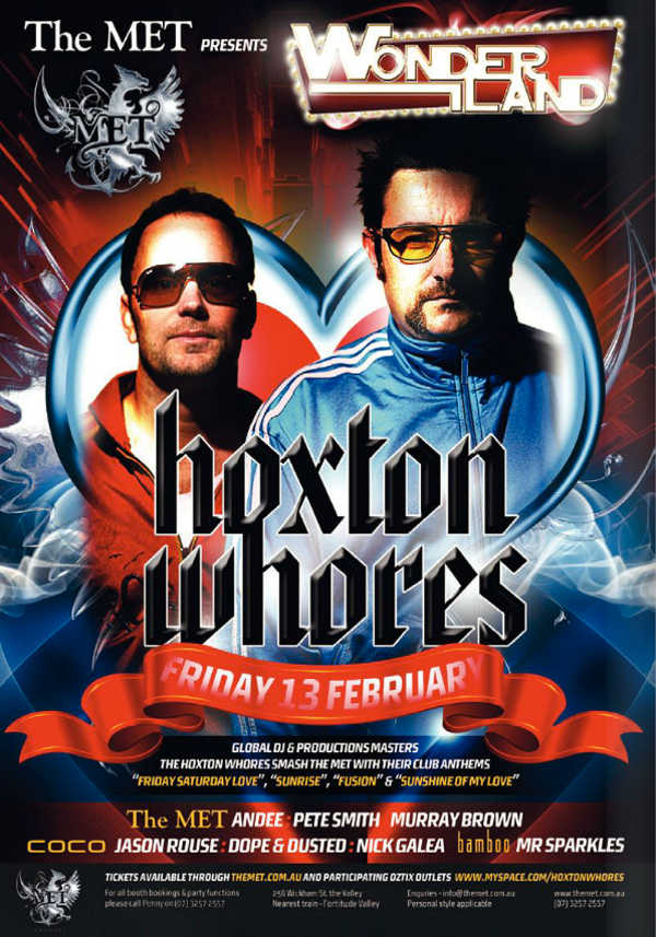 The Met Poster Hoxton Whores