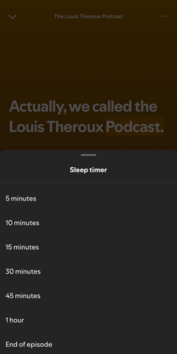 Sleep timer Spotify hack
