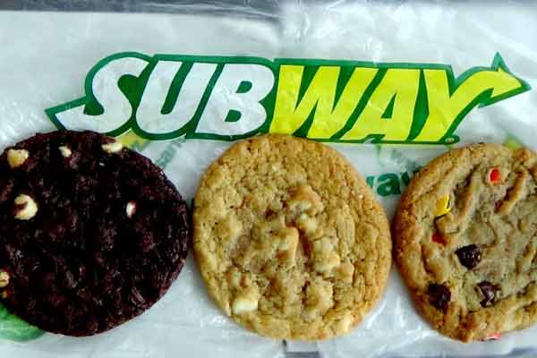 Subway Cookies